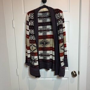 BCBGMaxAzria Southwestern Pattern Cardigan